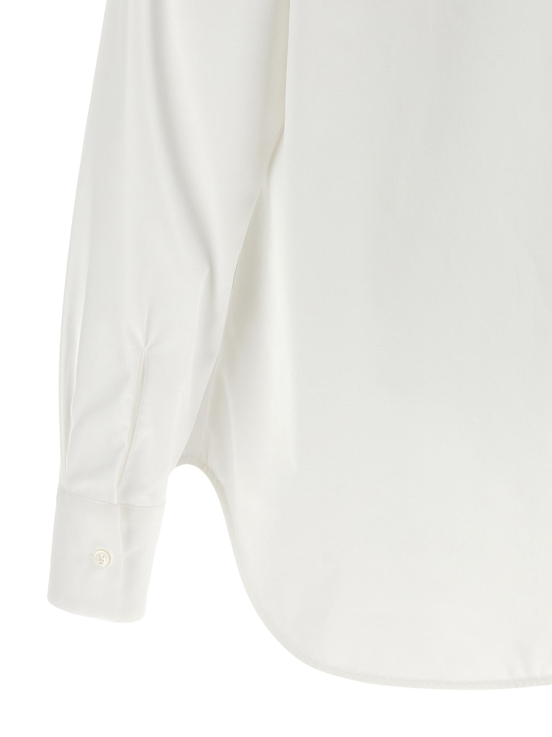 Ermanno Scervino Embroidery Cotton Shirt Camicie - Bianco | 4c648f6711ecb1e8bc1c027720509f49c0d2ed52