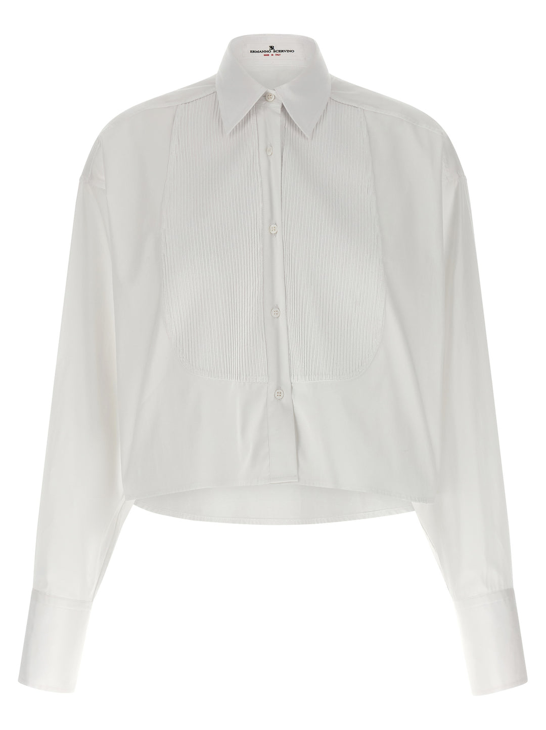 Ermanno Scervino Plastron Shirt Camicie - Bianco | a4aa47bf5def9c146fb44b3d565c33c9199176c4
