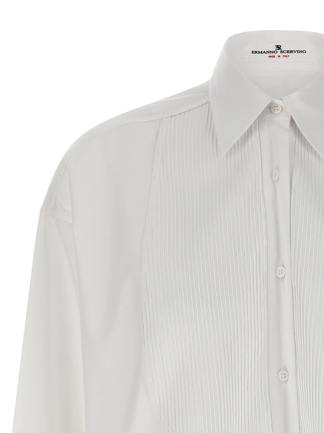 Ermanno Scervino Plastron Shirt Camicie - Bianco | ecf1fbfa0a52b4bad32e3f7af4227d3ed6e12ae8