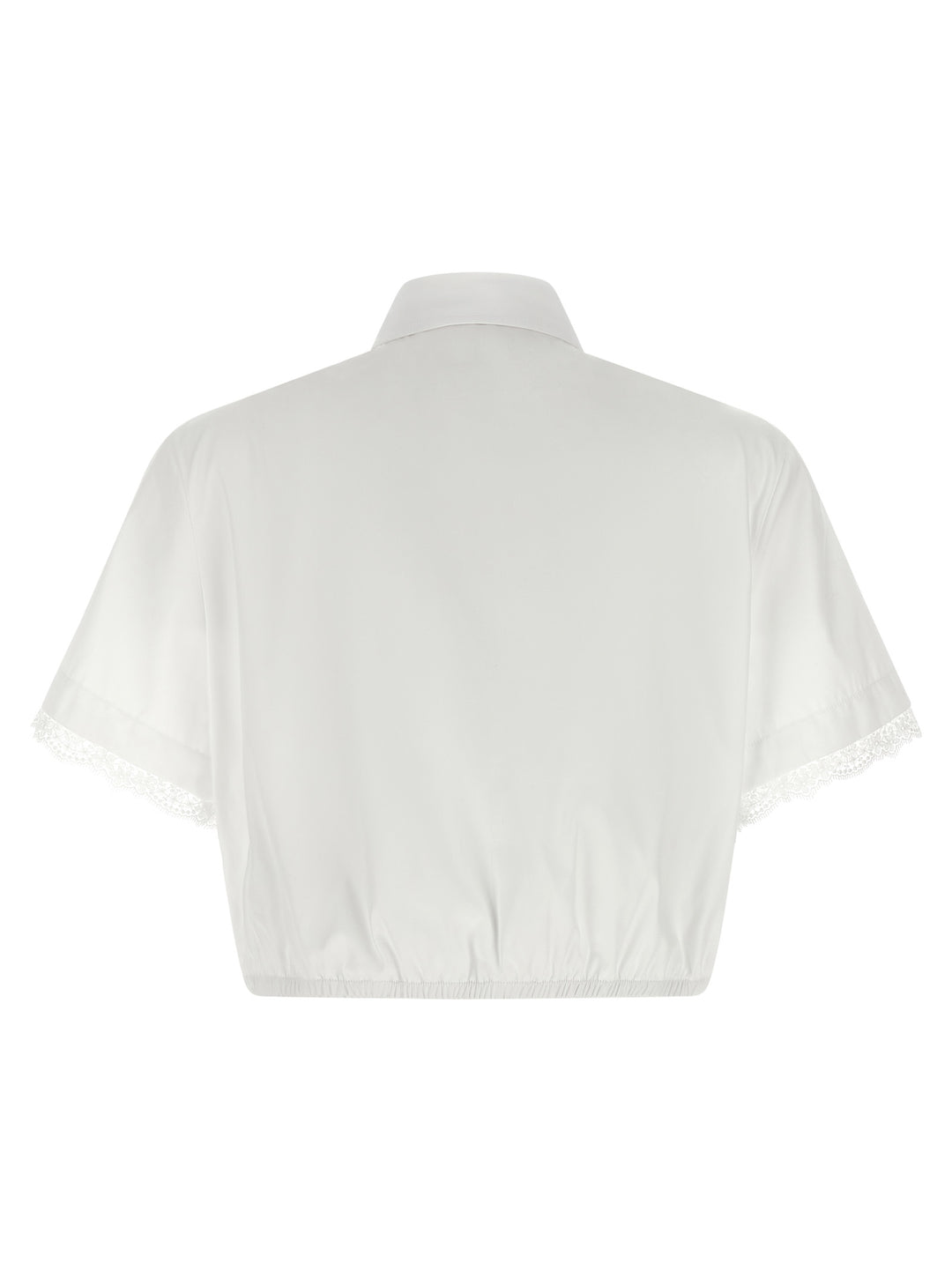 Ermanno Scervino Lace Insert Shirt Camicie - Bianco | a0d42c6d946d6adab9df294a079531f86aa6c6d1
