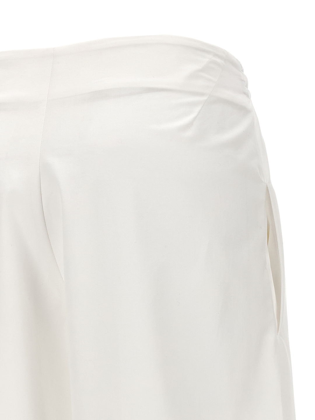 Ermanno Scervino Lace Insert Pantaloni - Bianco | 1c6ec50619dd6a2c16e6d82ac943b586e134a620