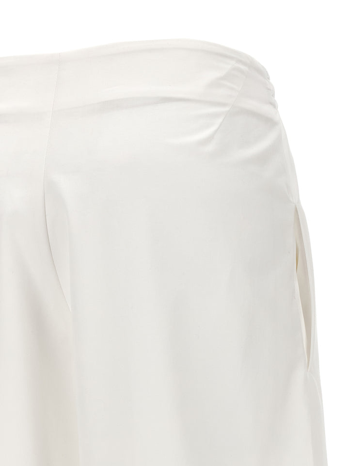 Ermanno Scervino Lace Insert Pantaloni - Bianco | 1c6ec50619dd6a2c16e6d82ac943b586e134a620