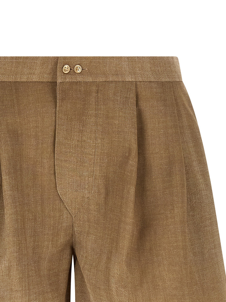 Ermanno Scervino Marocain Shorts Bermuda e Short - Beige | 87cb787dc2ca16ed453fff3d267ba7ee52655662