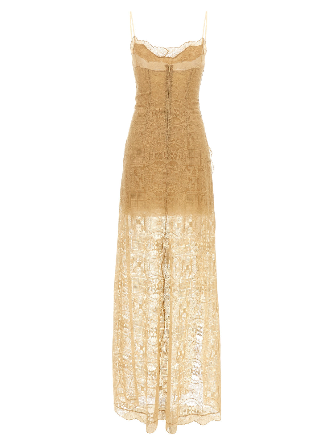Ermanno Scervino Embroidered Dress Abiti - Beige | 16a82b74cc62d5b8d1b36a4ed3e2ed3872371cea