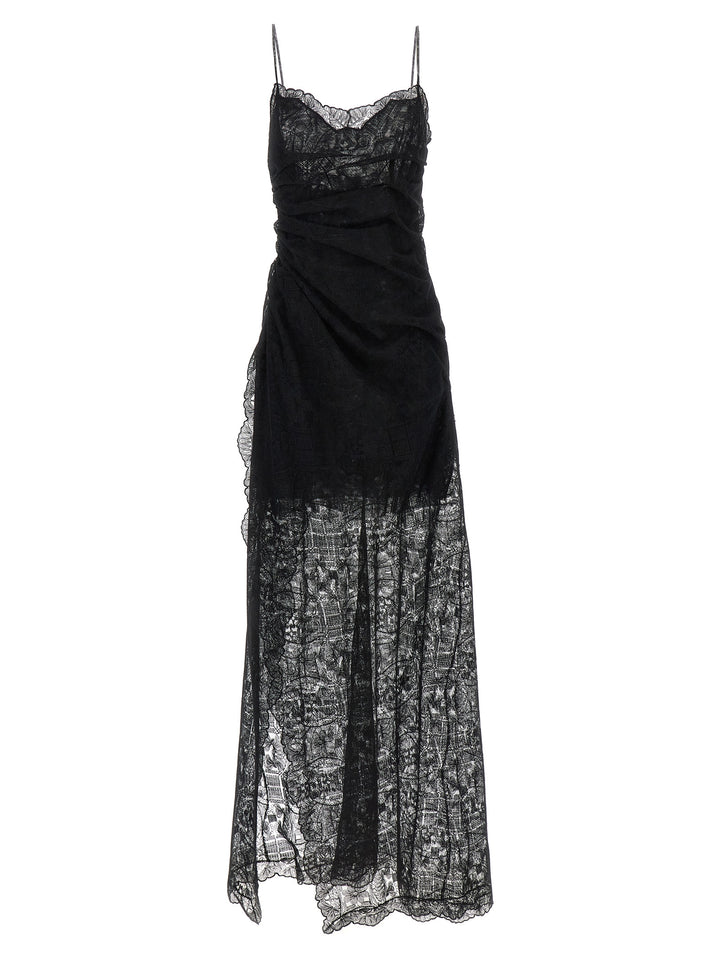 Ermanno Scervino Majolica Lace Dress Abiti - Nero | 564c9cf3b4b1627a7c189c39b60b14c4253a5a81