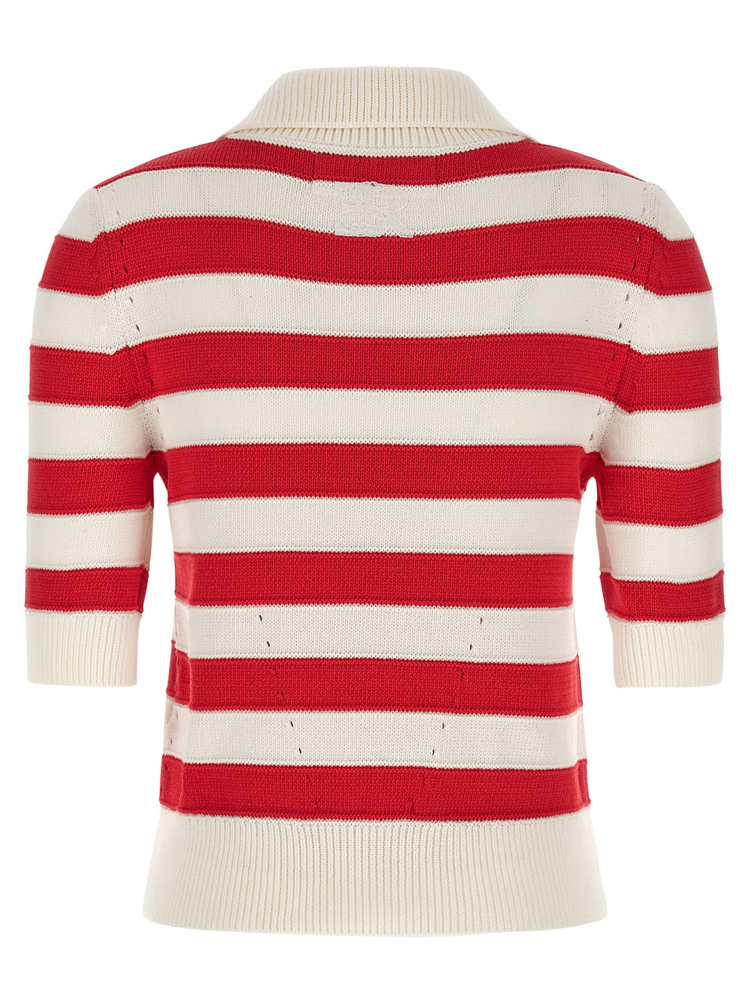 Ermanno Scervino Crochet  Shirt Polo - Rosso | 29f8b163156c35193d416efd6ab7bf61ca4144f2