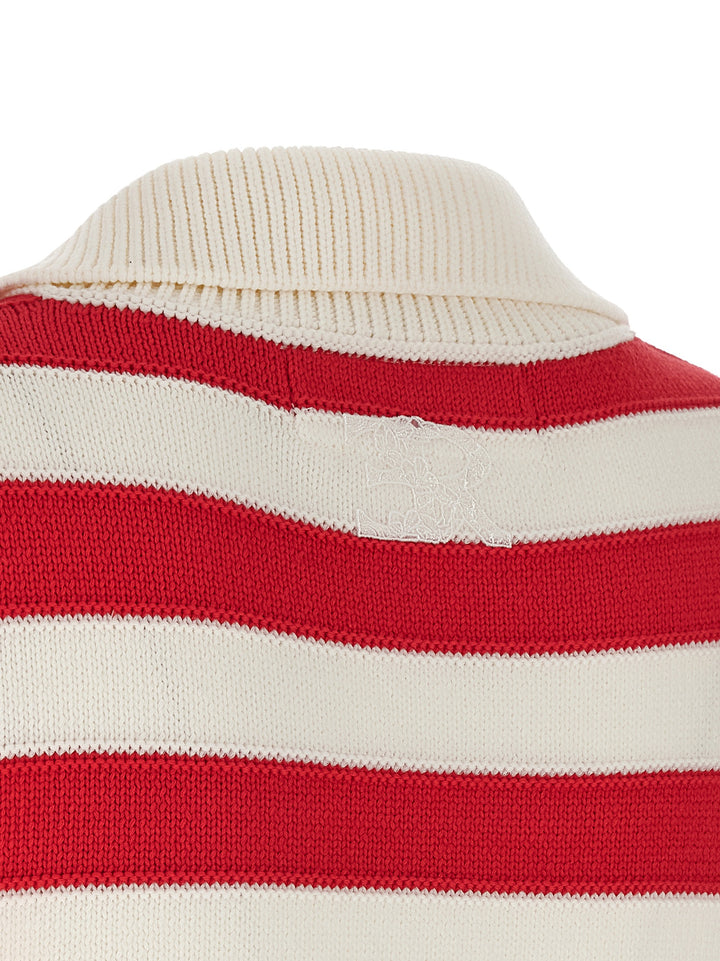 Ermanno Scervino Crochet  Shirt Polo - Rosso | dda91d81884eaa74fb57a14838bafabd8b3f093f