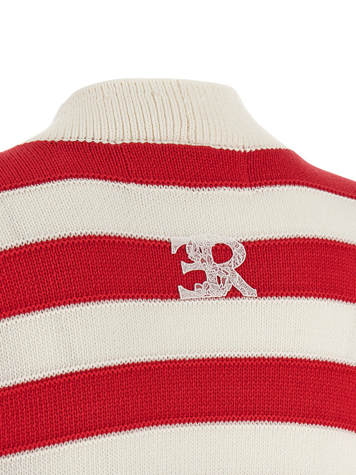 Ermanno Scervino Crochet Cardigan Maglioni - Rosso | 8ed9dca3baf96ff19a5c6a0877ce8e1e56305a47