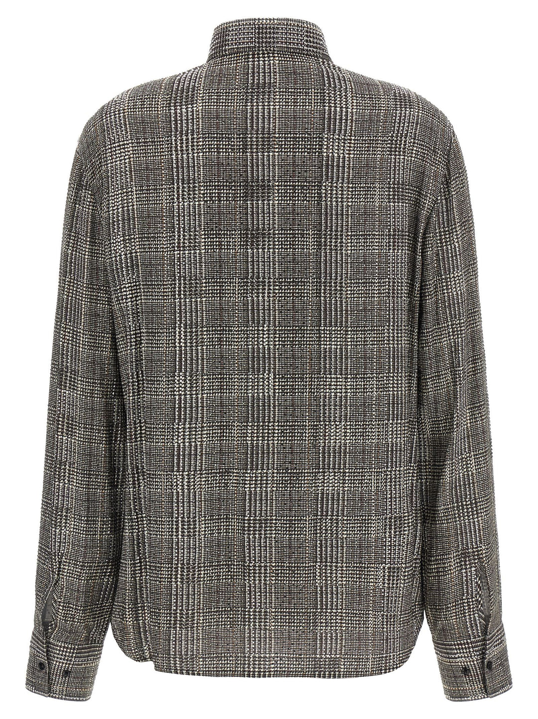 Ermanno Scervino All-Over Rhinestone Shirt Camicie - Grigio | 4038a673ab5856bd720e019d4638961bb388a4a5