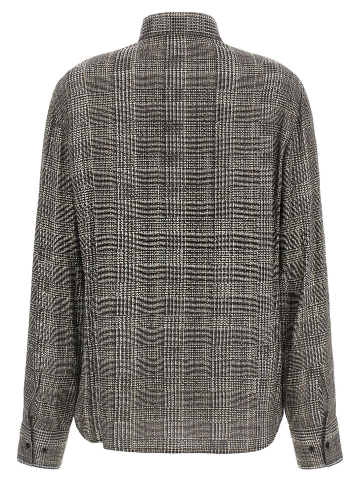 Ermanno Scervino All-Over Rhinestone Shirt Camicie - Grigio | 4038a673ab5856bd720e019d4638961bb388a4a5