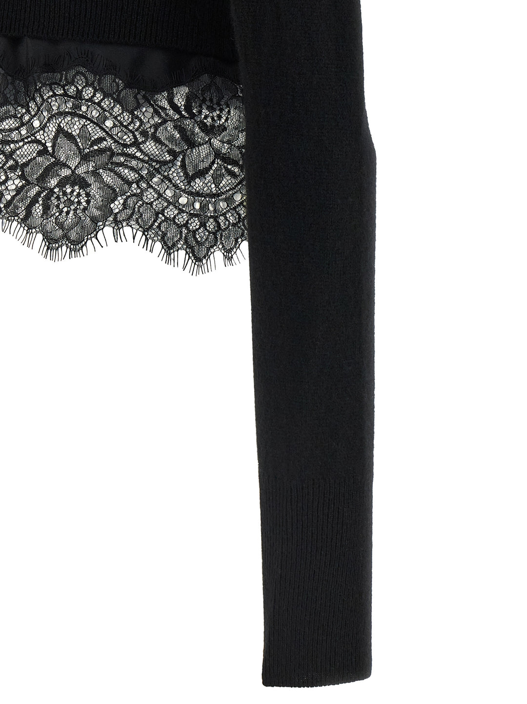 Ermanno Scervino Lace Cardigan Maglioni - Nero | f377bd0635acba86de1c7cd417cf3167223fb2e0