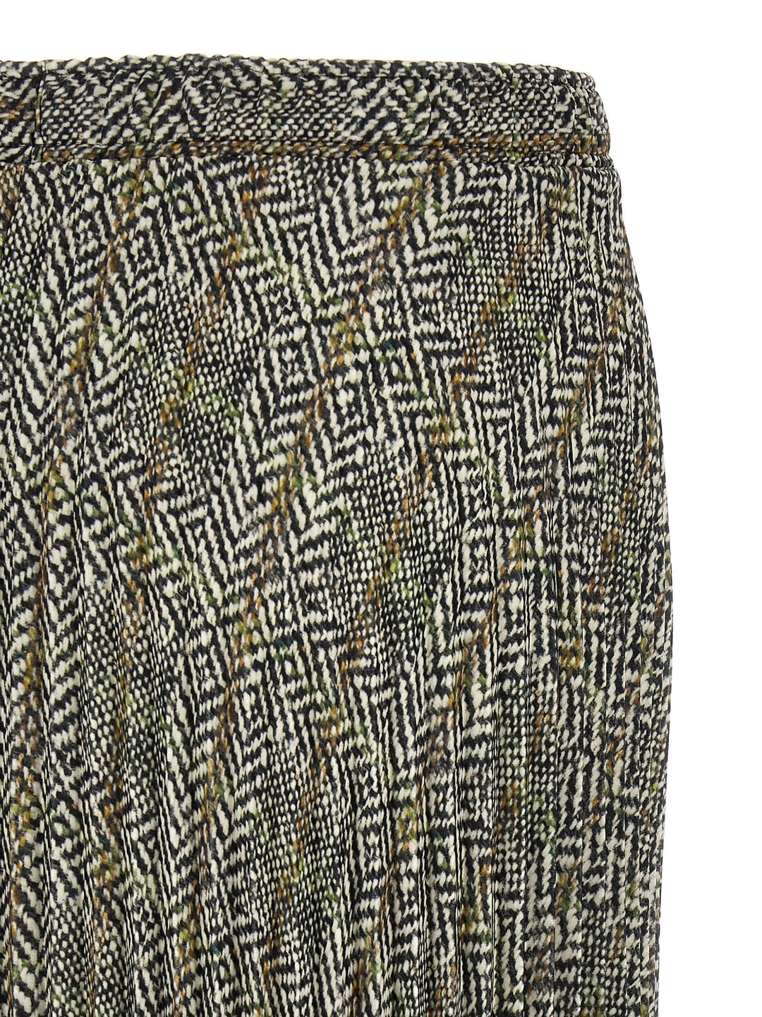 Ermanno Scervino Pleated Skirt With Lace Gonne - Multicolor | 5e4cf8fe7a325c6ebb5902fa86b53bfda9346597