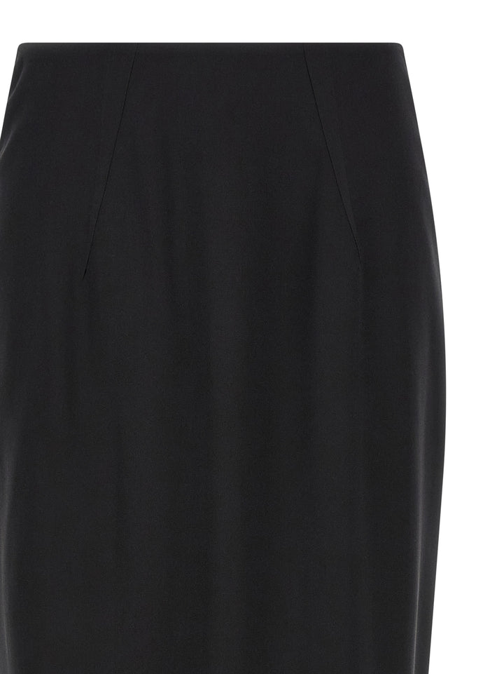 Ermanno Scervino Lace Sheath Skirt Gonne - Nero | 1576b2e55c693b77eebdcf373cee039436bd8863