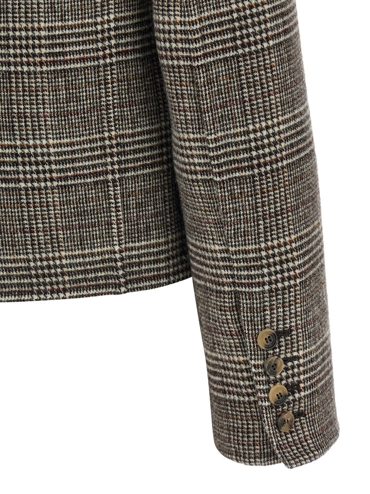 Ermanno Scervino Blazer Cropped Check BlazerS - Multicolor | 315c86110c11accf6be3b8ba59e51534b08aa72a