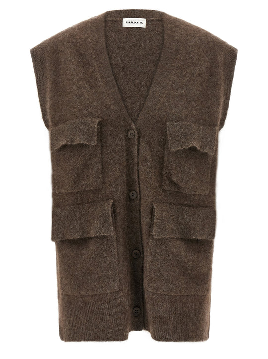 Lacoon Gilet Marrone