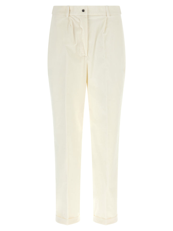 Kiton Corduroy Pantaloni - Bianco | f9c8d5147e3be4417a04f0ff5c65baa88d1c2f76