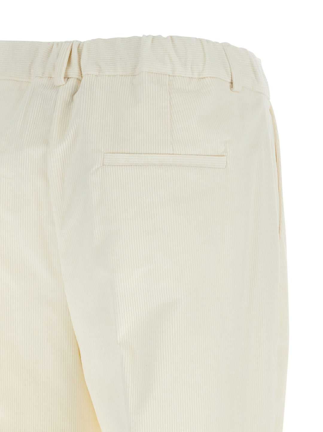 Kiton Corduroy Pantaloni - Bianco | 09c3f1b42d853c25763b502937f38b483fa52136
