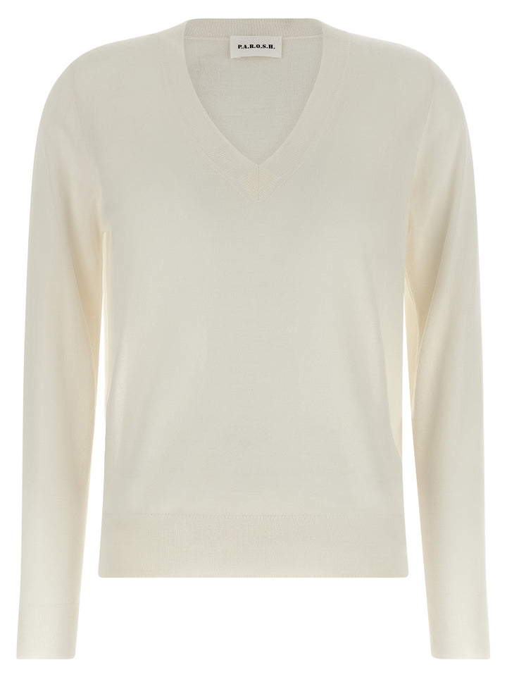 P.A.R.O.S.H. Linfa26 Maglioni - Bianco | 4069a6ebffdf89e220720ba9e244ac2340573e4d