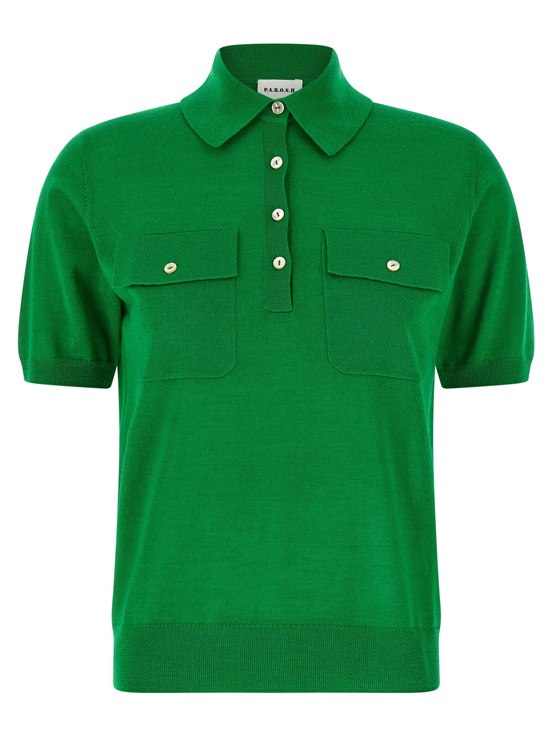 P.A.R.O.S.H. Linfa26 Polo - Verde | f6d64ce51e76fcf4b521a007dcd52e43ac20d548