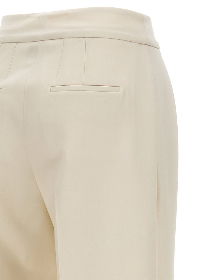 Kiton Loose Leg Pantaloni - Bianco | 7d7b36d2ead6b75ab16be409abe0f7635b96c36f
