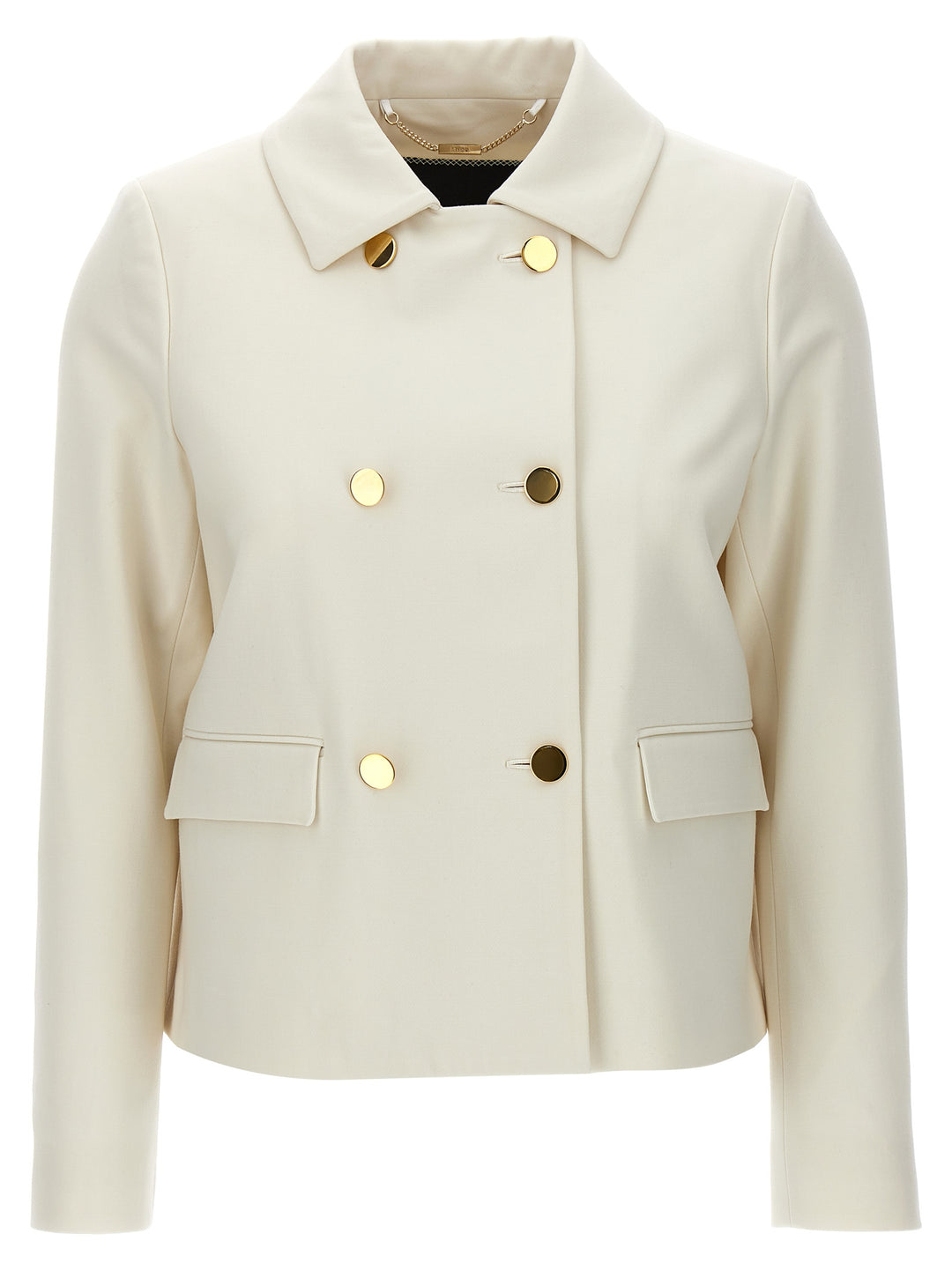 Kiton Cropped Double-Breasted Jacket BlazerS - Bianco | a608db491f6d21b7e98a4a8123333342644d769a