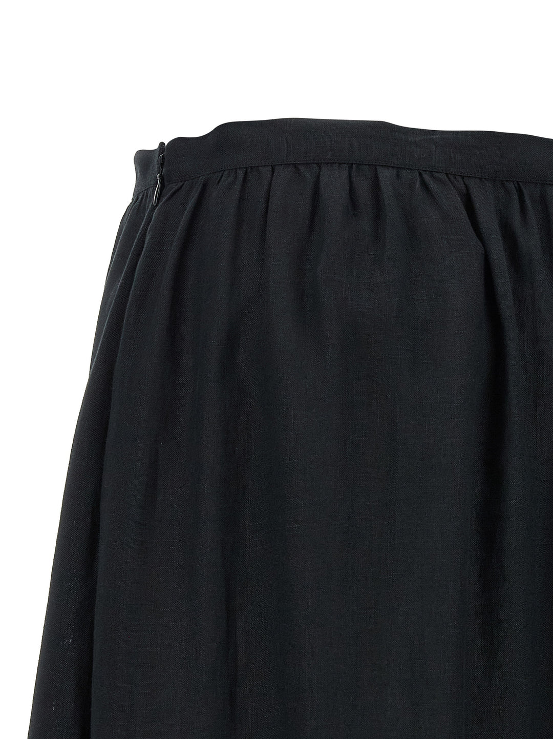 Kiton Fringed Skirt Gonne - Nero | fb27eac654a4860a12866d166cf1bab575b8a600