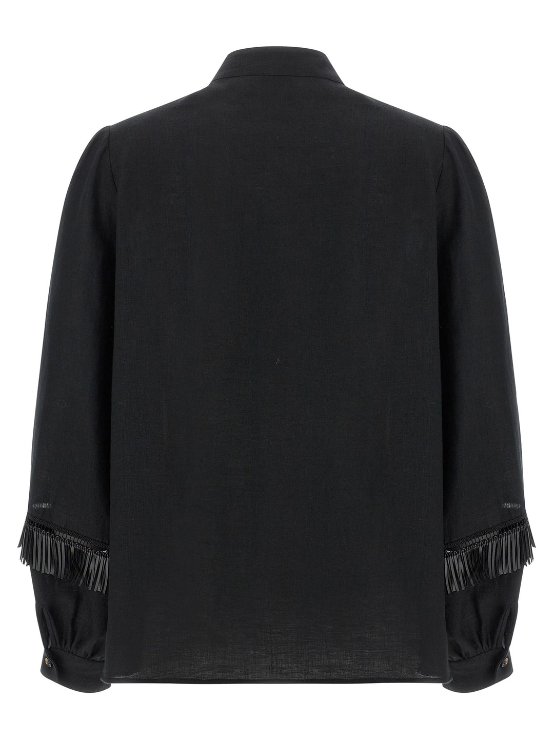Kiton Fringed Shirt Camicie - Nero | cd38d51806091f2c167e4818430a6cbe76d20e63