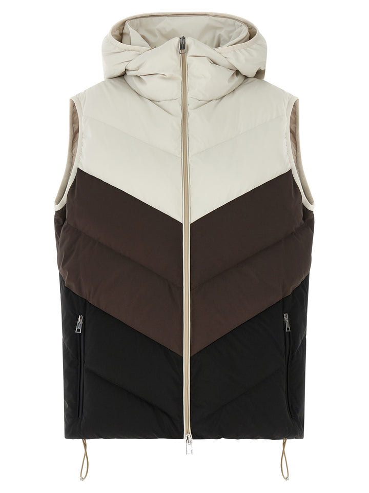 Kiton Chevron Stitching Padded Vest Gilet - Multicolor | 0c0c1b62f9b78e99184de0a0ed54df4fffa8e6a9