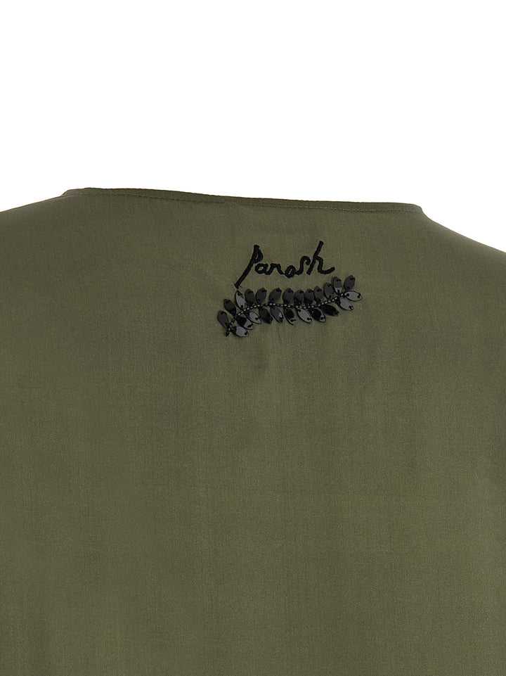 P.A.R.O.S.H. Sunset Abiti - Verde | f853c1c87a09d752f376bcc4651f97b5b07335aa