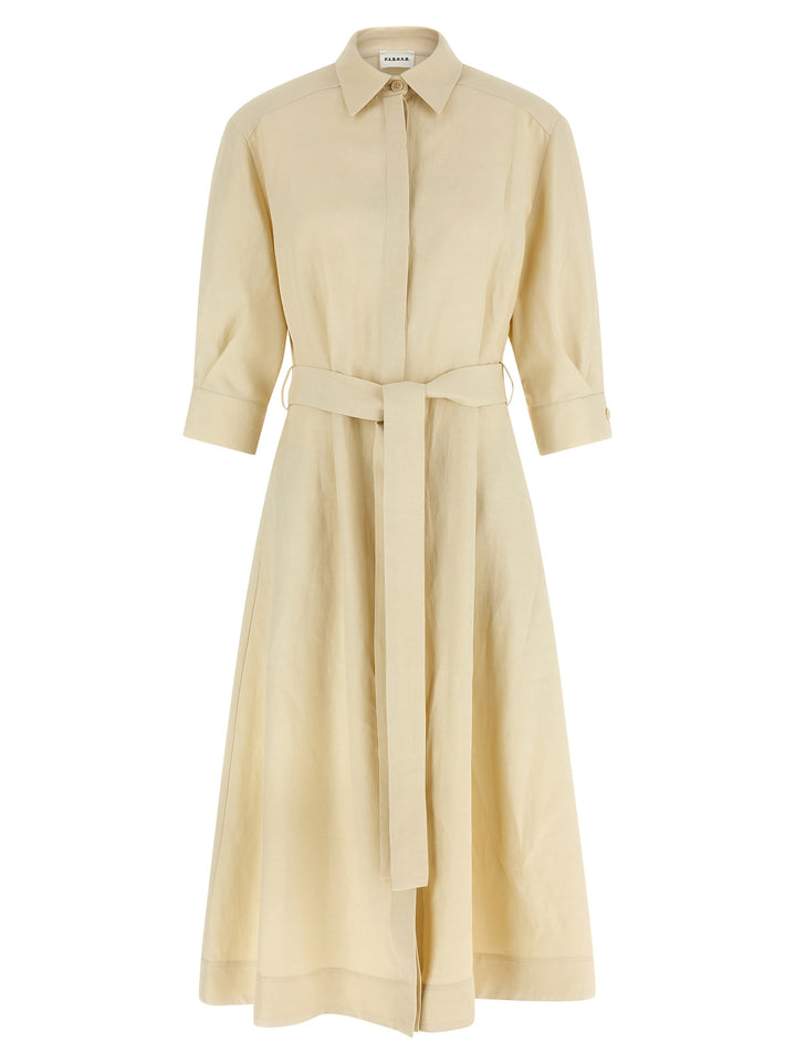 P.A.R.O.S.H. Chemisier Dress Abiti - Beige | 81f6cf3b4b4bc766db7943a9ea4e3164de562e2c
