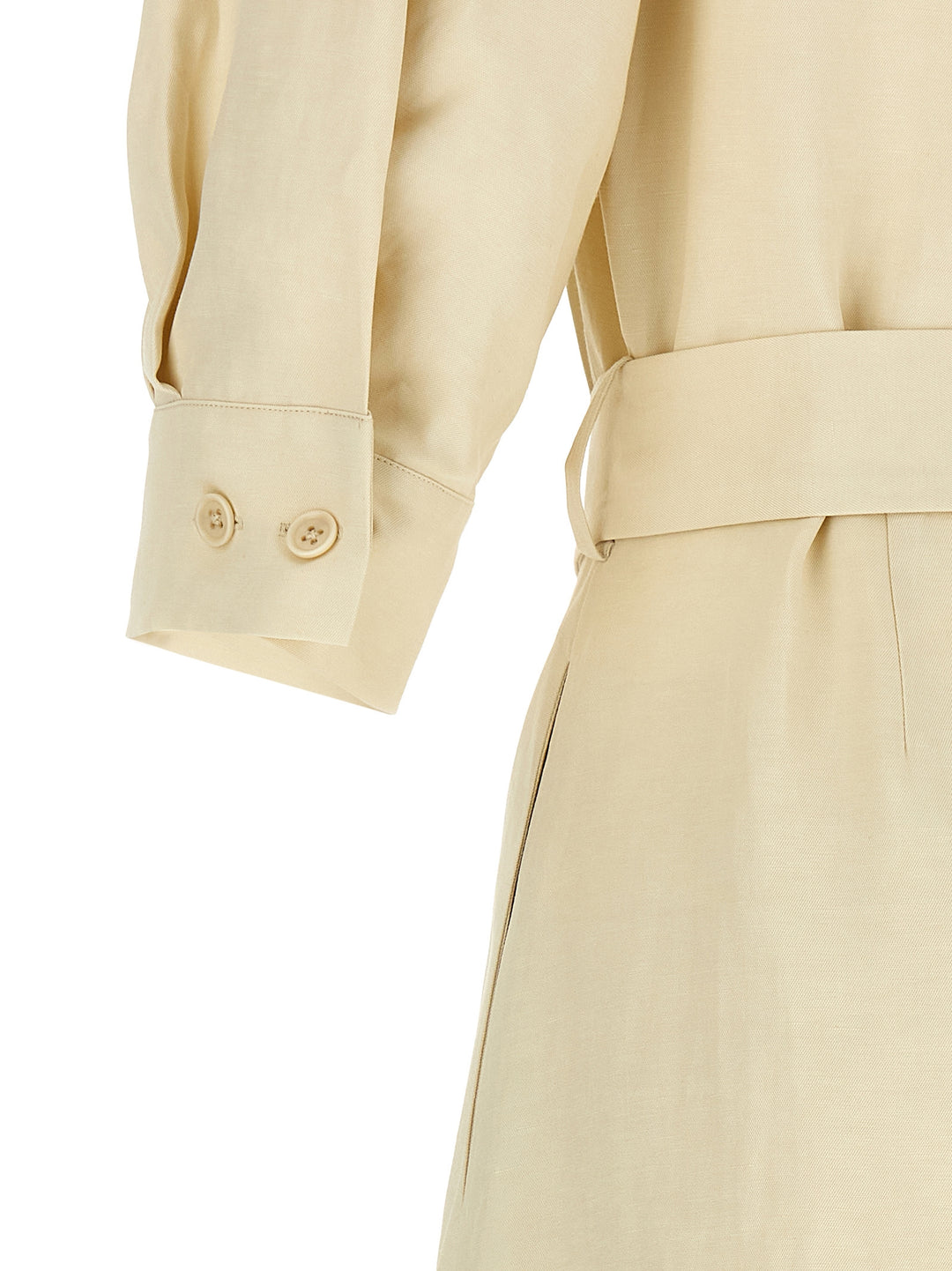 P.A.R.O.S.H. Chemisier Dress Abiti - Beige | 3ccf80da0d9812b757599d7246bfb475cfe04c8d