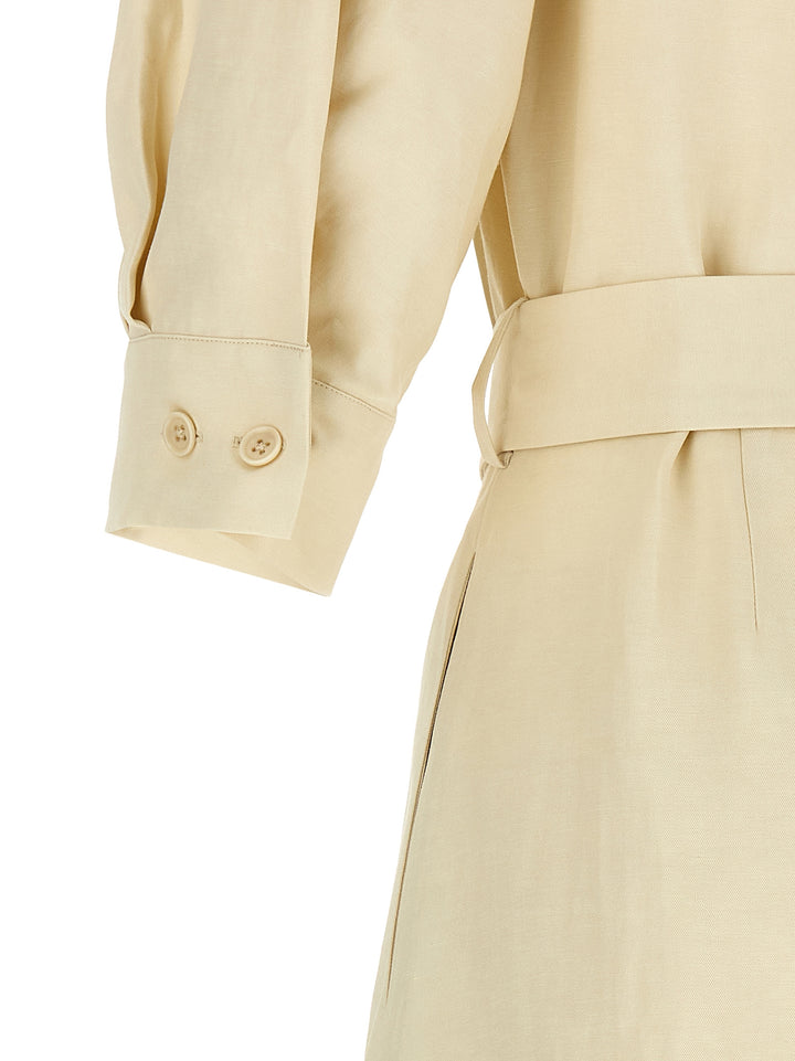 P.A.R.O.S.H. Chemisier Dress Abiti - Beige | 3ccf80da0d9812b757599d7246bfb475cfe04c8d