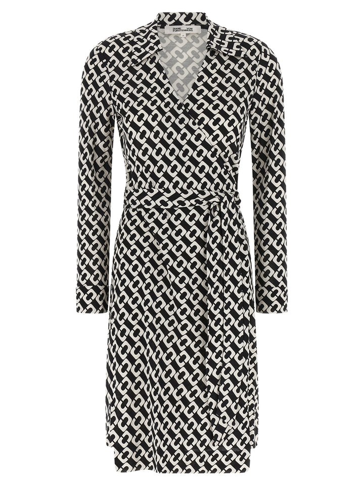 Diane Von Furstenberg New Jean Abiti - Bianco/Nero | 193c4affdd32250e8cc631207008dae9fc94cab4