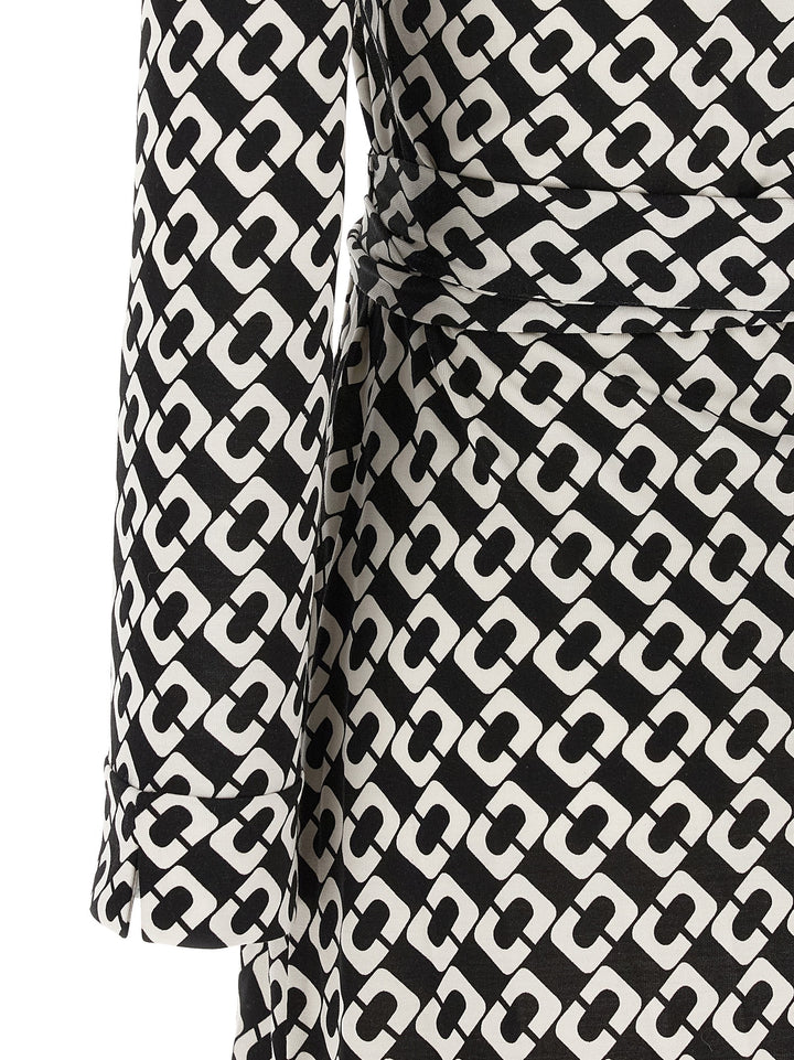 Diane Von Furstenberg New Jean Abiti - Bianco/Nero | 6a7e804b151ee6a736baade6139a14278d47c5d9