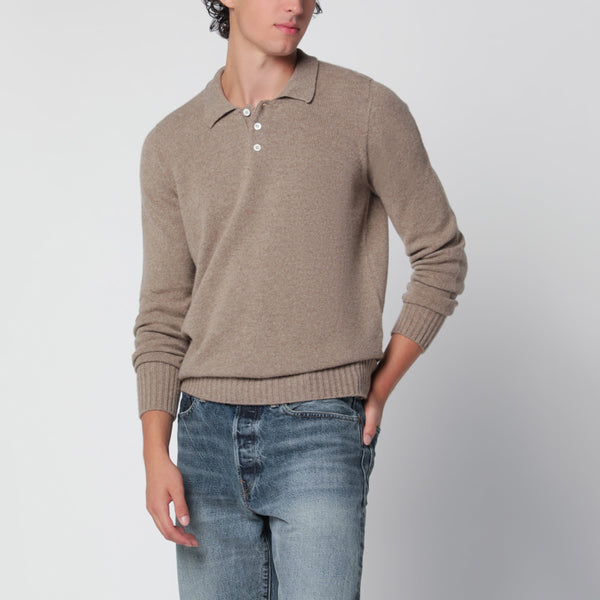 Beige Mélange in Lana