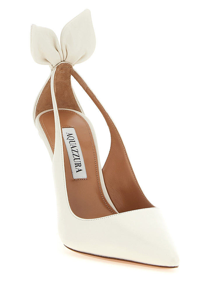 Aquazzura Bow Tie Decollete - Bianco | 5aad83dc3d565f797cb53dc5058797c3b02fa42f