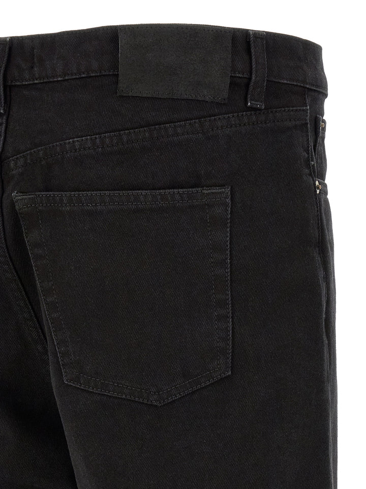 Riviera Project Tapered Leg Jeans - Nero | c4c6170858b0d5fa976f98d5cb5fb37319db8bfc