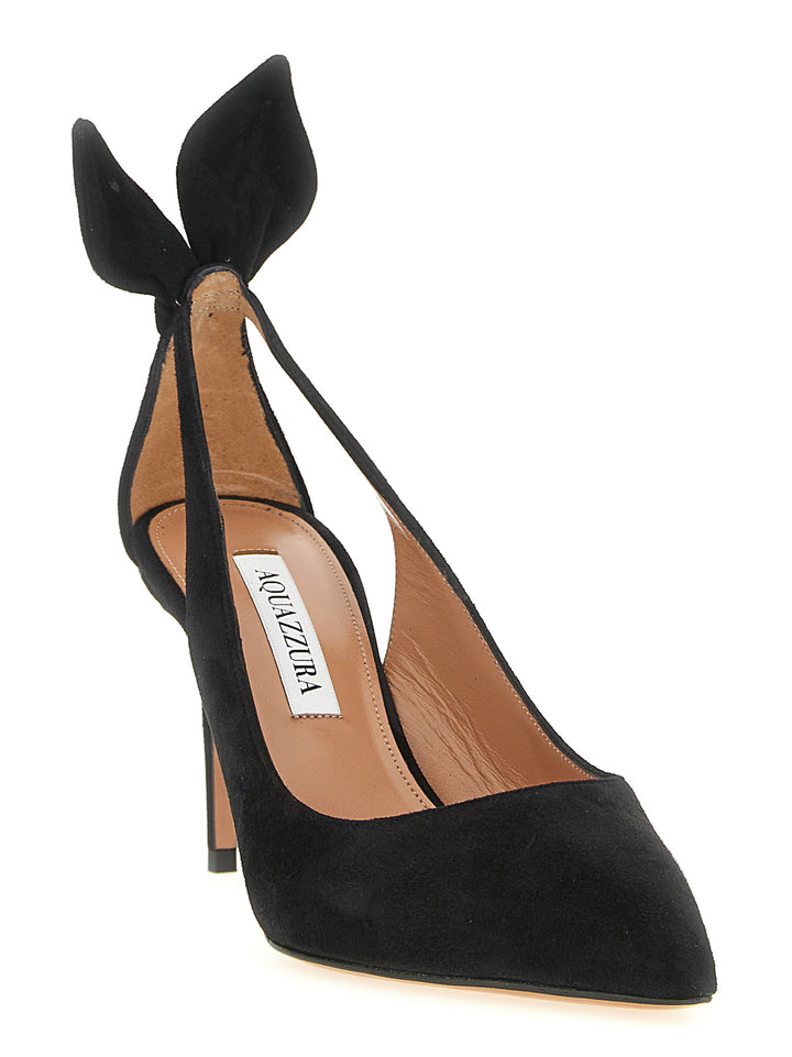 Aquazzura Bow Tie Decollete - Nero | 05fb4da49114c229df815c7f4015868b80ea9007