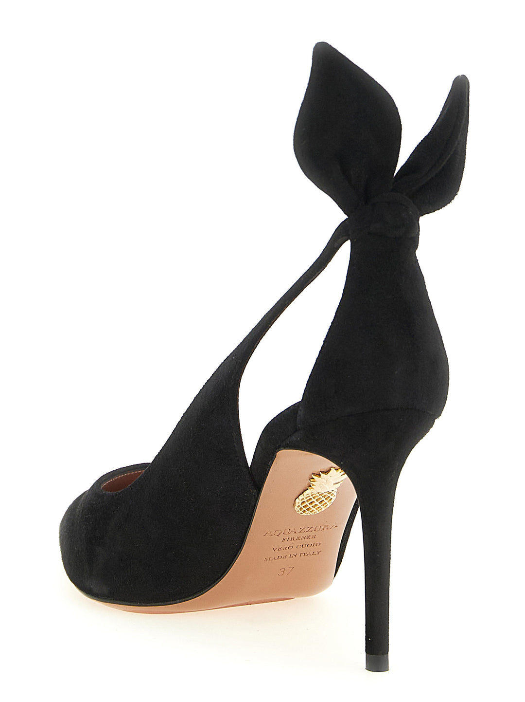 Aquazzura Bow Tie Decollete - Nero | 309eef1c449b8f768d44a4435300b3f9b51ddcd1