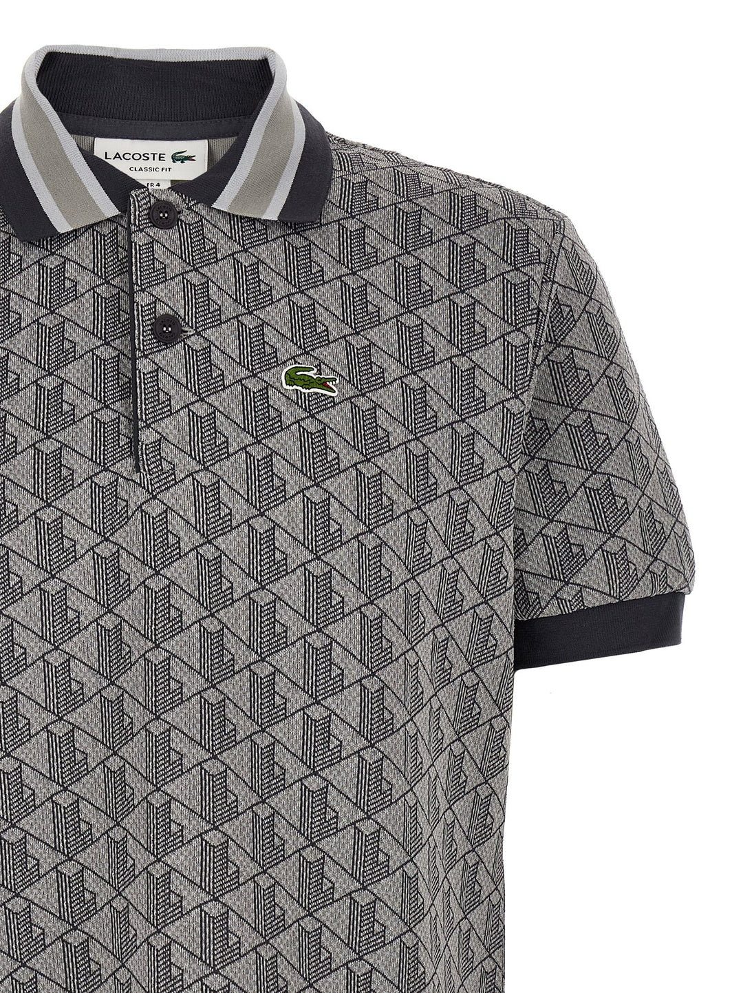 Lacoste Paris Polo - Grigio | 876681405b292e625165e78d1a8bb5990604d74b