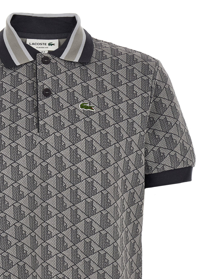Lacoste Paris Polo - Grigio | 876681405b292e625165e78d1a8bb5990604d74b