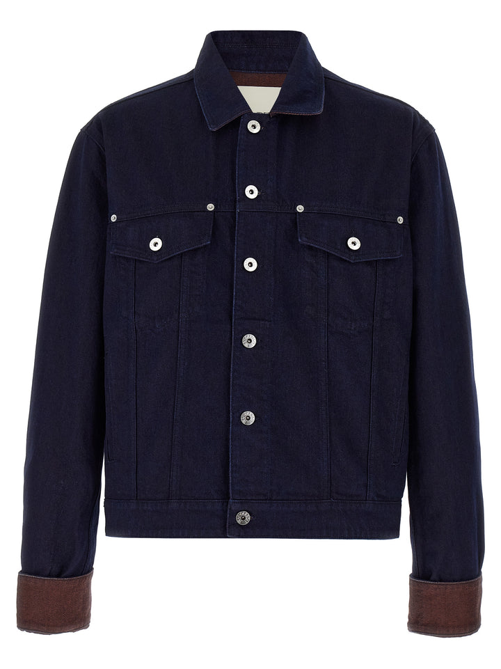 J.W. Anderson Turn Up Cuff Puffer Jackets - Blu | da82f6df298efb9192b23c55ecc90add7adfdb69