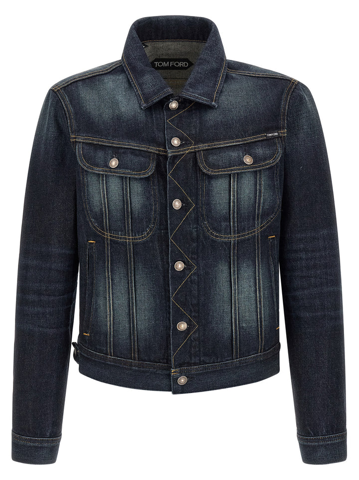 Tom Ford Selvedge Icon Puffer Jackets - Blu | 0f5bfb65ec25a805a271294f1ffa6ea5e39d9771