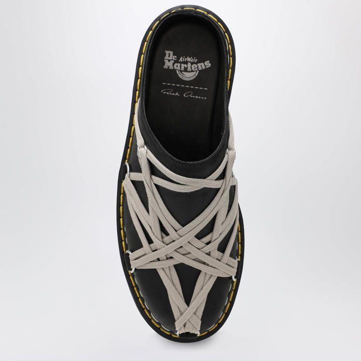 Dr. Martens Schwarze Megalace® Mules mit Plateausohle