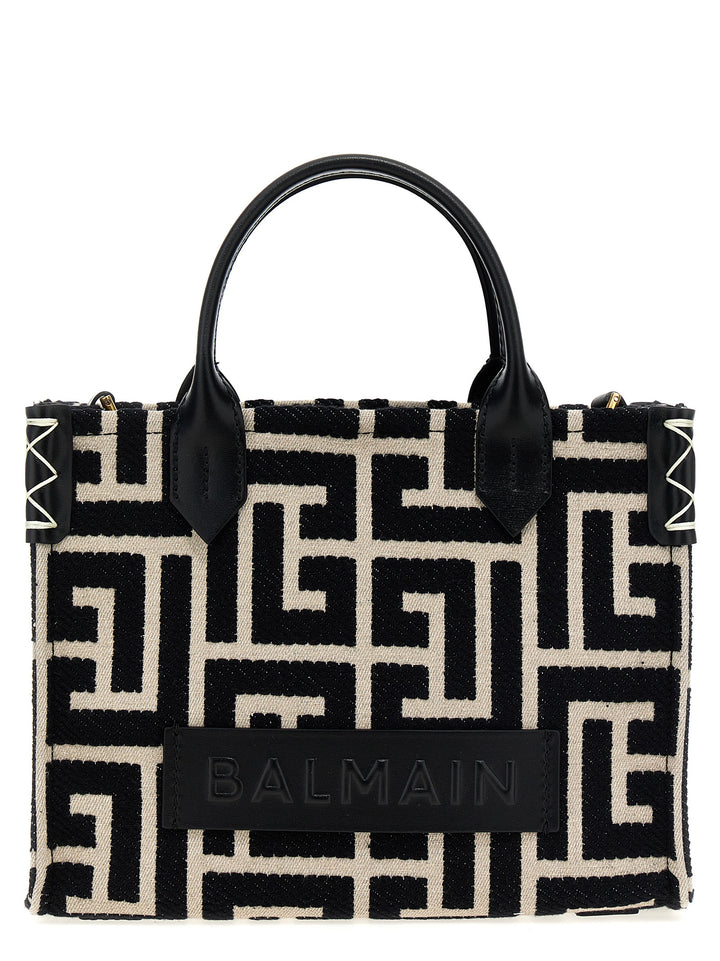 Balmain B-Army Small Tote - Bianco/Nero | e2b096016086f76d319d751677167f0fac1130b3