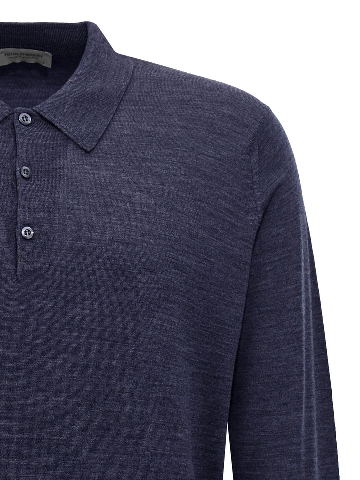 John Smedley Dorset Polo - Blu | 8708ebda2c70b25085a6da83e114cd64f131b7c8
