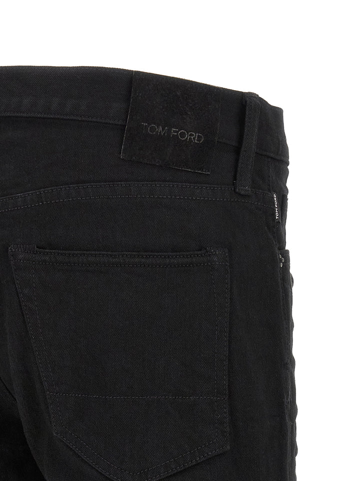 Tom Ford Straight Leg Jeans - Nero | 64e9b1eeff92375b527c770adb3409b9897aa928