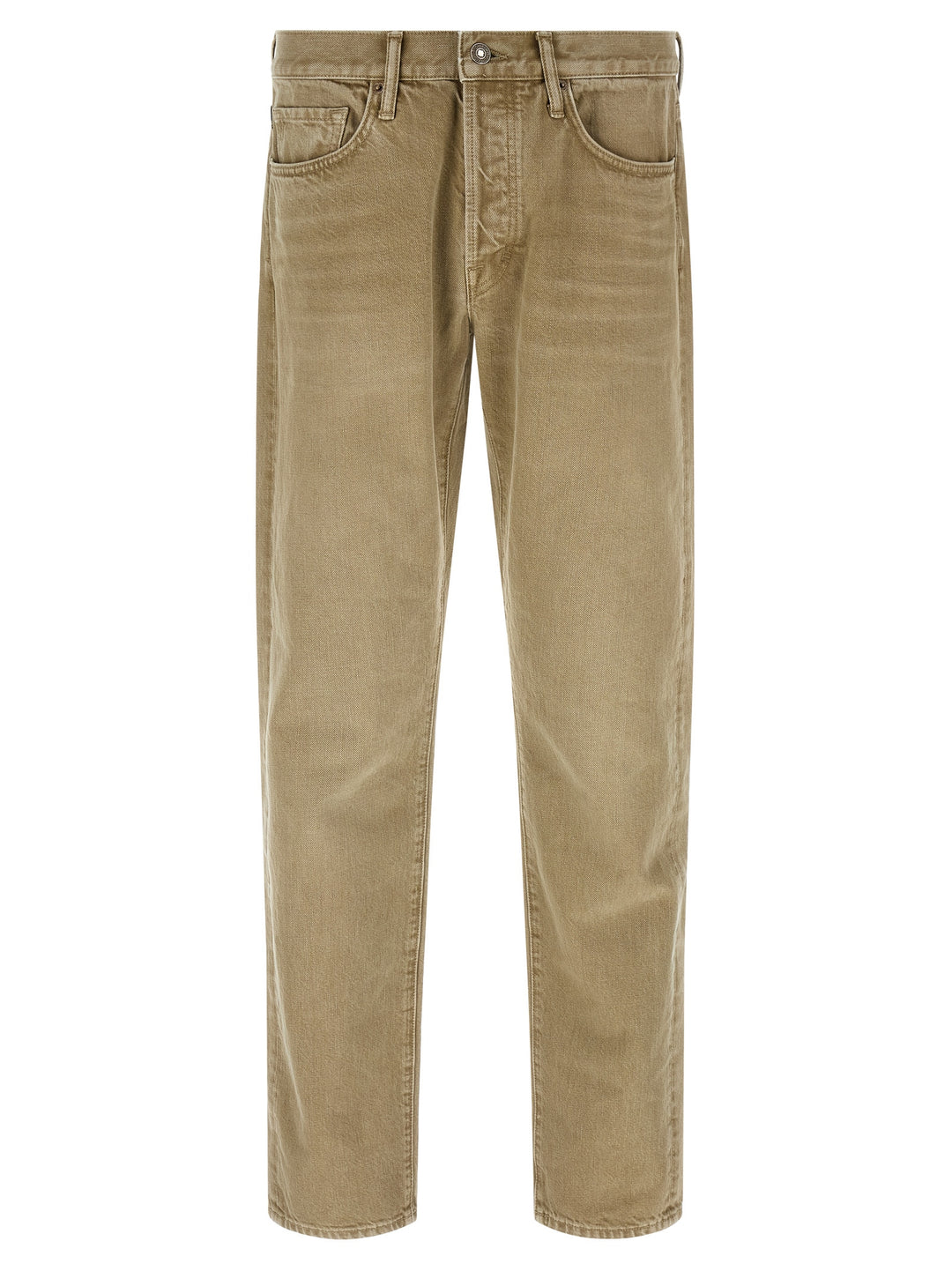 Tom Ford Straight Leg Jeans - Beige | 5e585c3f1bbc77a04aff213cd35d490522b7d721