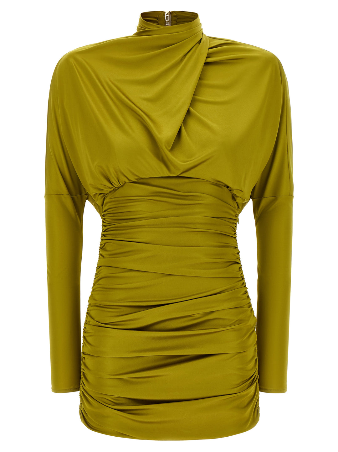 Balmain Draped Mini Dress Abiti - Verde | 5aa35dabe3a4abd7171895718e99eb657cdbdfb2