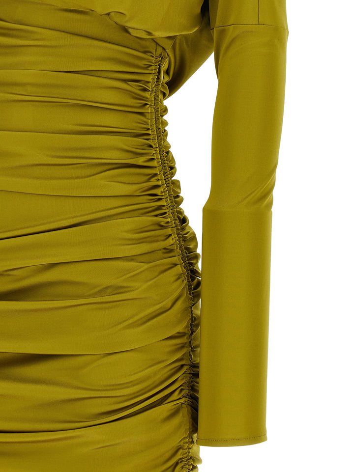 Balmain Draped Mini Dress Abiti - Verde | 54875b3ea6ec743cf4405cd04f99959b79d422fe
